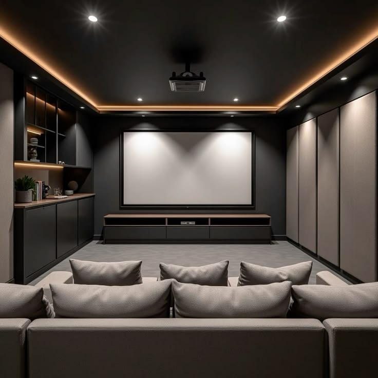 AV room home theatre setup